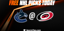 Free NHL Picks Today: Carolina Hurricanes vs Vancouver Canucks 1/15/23