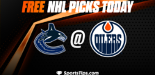 Free NHL Picks Today: Edmonton Oilers vs Vancouver Canucks 12/23/22