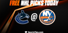 Free NHL Picks Today: New York Islanders vs Vancouver Canucks 2/9/23