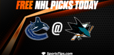 Free NHL Picks Today: San Jose Sharks vs Vancouver Canucks 11/27/22