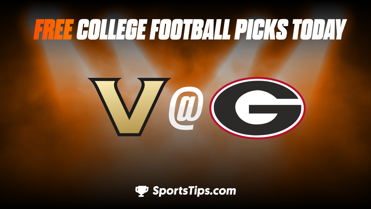 Free College Football Picks Today: Georgia Bulldogs vs Vanderbilt Commodores 10/15/22