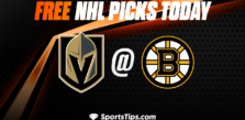 Free NHL Picks Today: Boston Bruins vs Vegas Golden Knights 12/5/22
