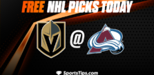 Free NHL Picks Today: Colorado Avalanche vs Vegas Golden Knights 1/2/23