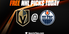 Free NHL Picks Today: Edmonton Oilers vs Vegas Golden Knights 11/19/22