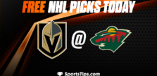 Free NHL Picks Today: Minnesota Wild vs Vegas Golden Knights 2/9/23