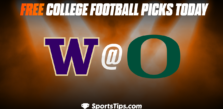 Free College Football Picks Today: Oregon Ducks vs Washington Huskies 11/12/22