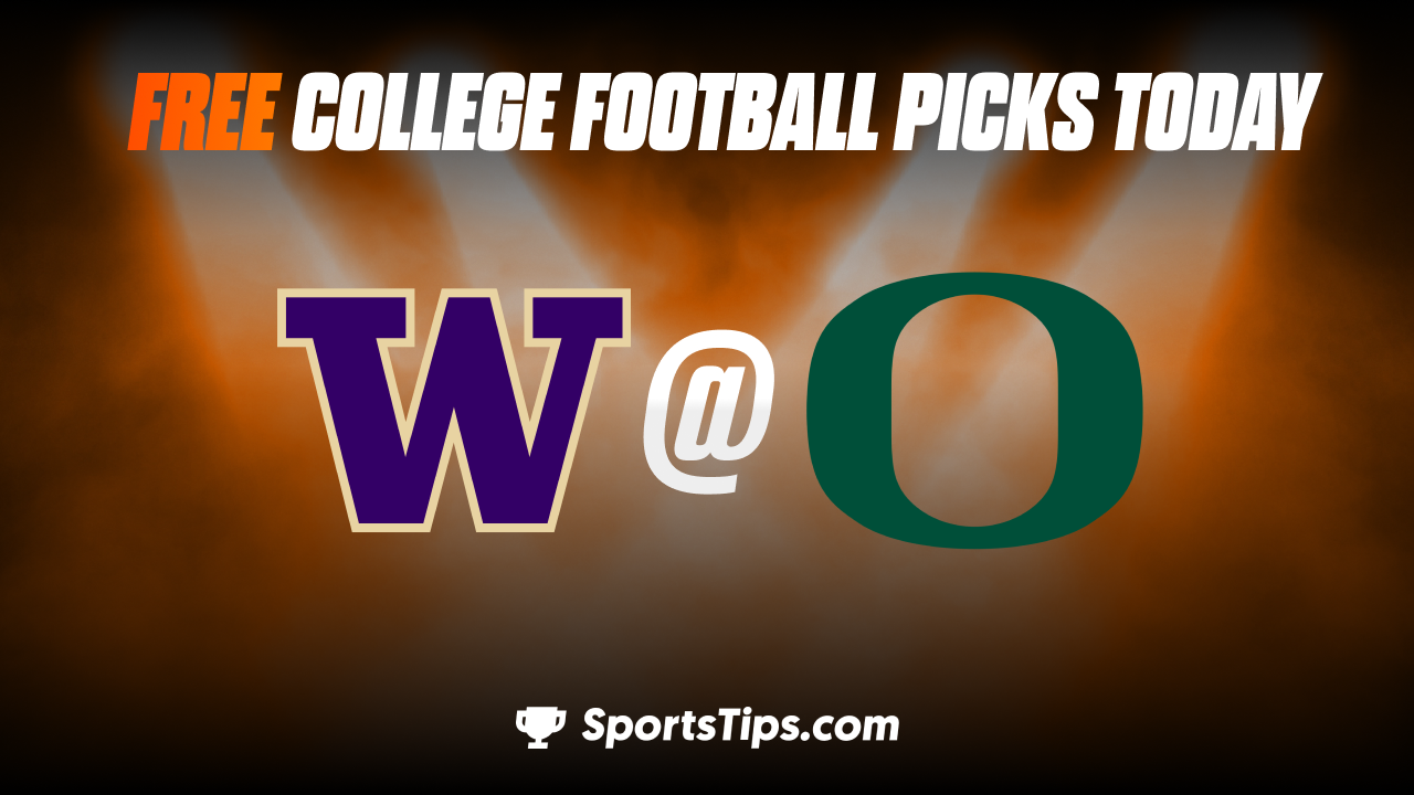 Free College Football Picks Today: Oregon Ducks vs Washington Huskies 11/12/22