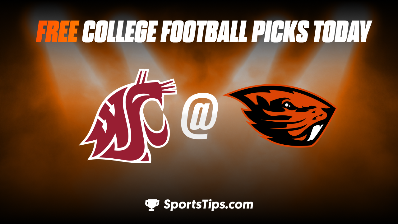 Free College Football Picks Today: Oregon State Beavers vs Washington State Cougars 10/15/22