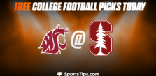 Free College Football Picks Today: Stanford Cardinal vs Washington State Cougars 11/5/22