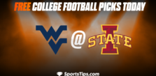 Free College Football Picks Today: Iowa State Cyclones vs West Virginia Mountaineers 11/5/22