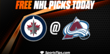 Free NHL Picks Today: Colorado Avalanche vs Winnipeg Jets 10/19/22