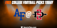 Free College Football Picks Today: San Diego State Aztecs vs Air Force Falcons 11/26/22