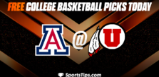 Free College Basketball Picks Today: Utah Utes vs Arizona Wildcats 12/1/22