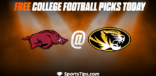 Free College Football Picks Today: Missouri Tigers vs Arkansas Razorbacks 11/25/22