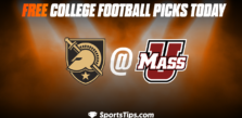 Free College Football Picks Today: Massachusetts Minutemen vs Army West Point Black Knights 11/26/22