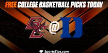Free College Basketball Picks Today: Duke Blue Devils vs Boston College Eagles 12/3/22
