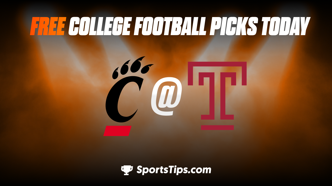 Free College Football Picks Today: Temple Owls vs Cincinnati Bearcats 11/19/22