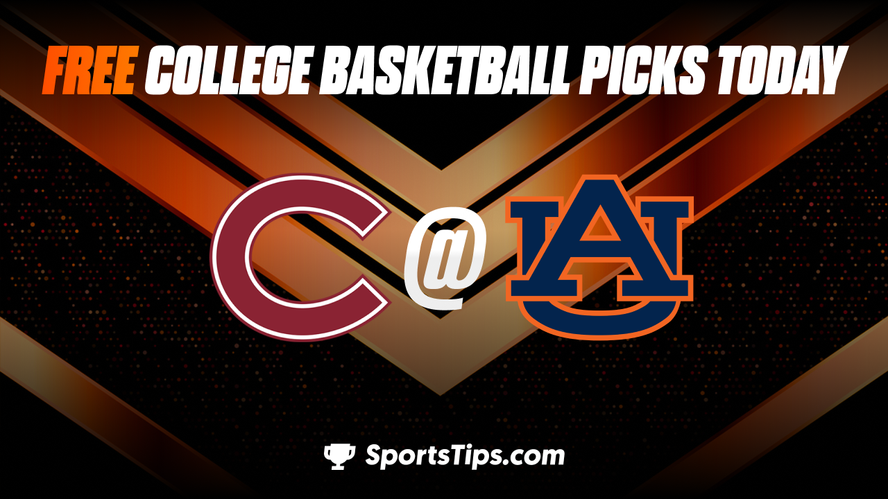 Free College Basketball Picks Today: Auburn Tigers vs Colgate Raiders 12/2/22