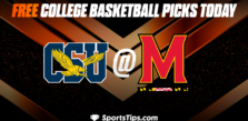 Free College Basketball Picks Today: Maryland Terrapins vs Coppin State Eagles 11/25/22