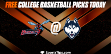 Free College Basketball Picks Today: Connecticut Huskies vs Delaware State Hornets 11/20/22