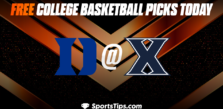 Free College Basketball Picks Today: Xavier Musketeers vs Duke Blue Devils 11/25/22