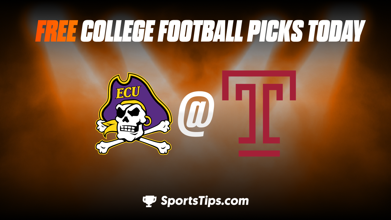 Free College Football Picks Today: Temple Owls vs East Carolina Pirates 11/26/22