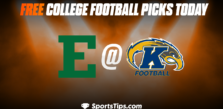 Free College Football Picks Today: Kent State Golden Flashes vs Eastern Michigan Eagles 11/16/22