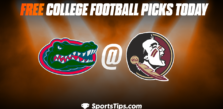 Free College Football Picks Today: Florida State Seminoles vs Florida Gators 11/25/22