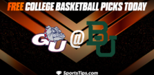 Free College Basketball Picks Today: Gonzaga Bulldogs vs Baylor Bears 12/2/22