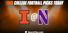 Free College Football Picks Today: Northwestern Wildcats vs Illinois Fighting Illini 11/26/22