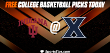 Free College Basketball Picks Today: Xavier Musketeers vs Indiana Hoosiers 11/18/22
