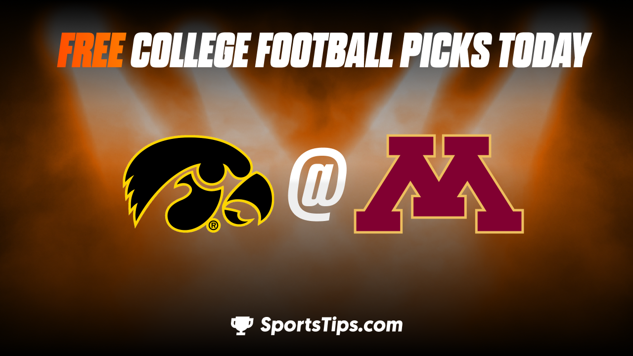 Free College Football Picks Today: Minnesota Golden Gophers vs Iowa Hawkeyes 11/19/22