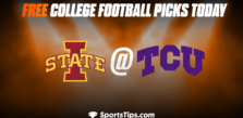 Free College Football Picks Today: Texas Christian Horned Frogs vs Iowa State Cyclones 11/26/22