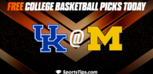 Free College Basketball Picks Today: Kentucky Wildcats vs Michigan Wolverines 12/4/22