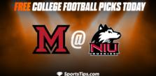Free College Football Picks Today: Northern Illinois Huskies vs Miami (OH) RedHawks 11/16/22