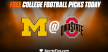 Free College Football Picks Today: Ohio State Buckeyes vs Michigan Wolverines 11/26/22