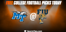Free College Football Picks Today: Florida International Panthers vs Middle Tennessee State Blue Raiders 11/26/22