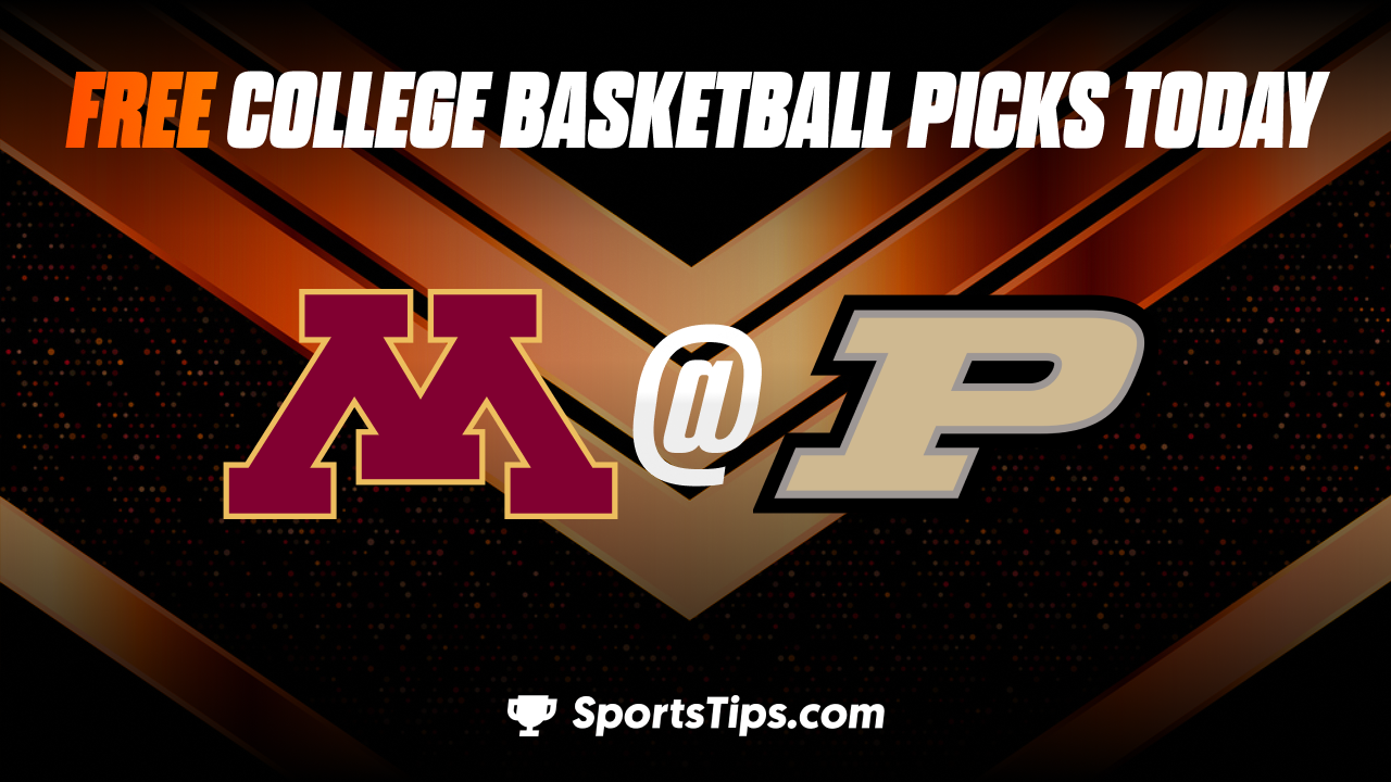 Free College Basketball Picks Today: Purdue Boilermakers vs Minnesota Golden Gophers 12/4/22
