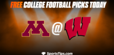 Free College Football Picks Today: Wisconsin Badgers vs Minnesota Golden Gophers 11/26/22