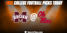 Free College Football Picks Today: Ole Miss Rebels vs Mississippi State Bulldogs 11/24/22