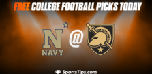 Free College Football Picks Today: Army West Point Black Knights vs Navy Midshipmen 12/10/22