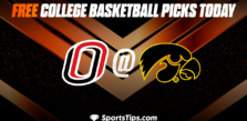 Free College Basketball Picks Today: Iowa Hawkeyes vs University of Nebraska Omaha Mavericks 11/21/22