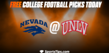 Free College Football Picks Today: Nevada-Las Vegas Rebels vs Nevada Reno Wolf Pack 11/26/22