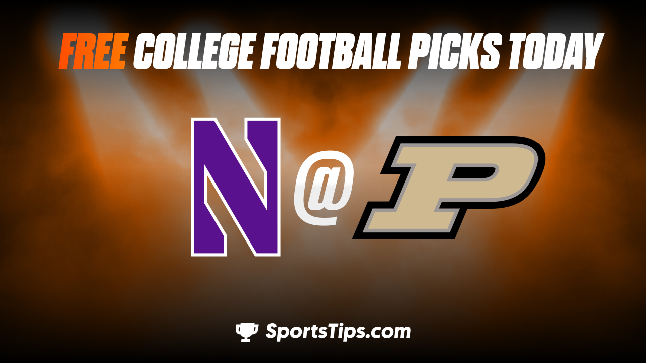 Free College Football Picks Today: Purdue Boilermakers vs Northwestern Wildcats 11/19/22