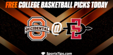 Free College Basketball Picks Today: San Diego State Aztecs vs Occidental Tigers 12/2/22