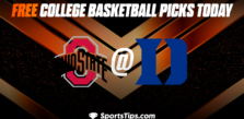 Free College Basketball Picks Today: Duke Blue Devils vs Ohio State Buckeyes 11/30/22