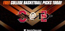 Free College Basketball Picks Today: San Diego State Aztecs vs Ohio State Buckeyes 11/21/22