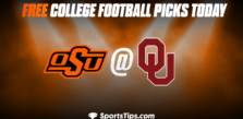Free College Football Picks Today: Oklahoma Sooners vs Oklahoma State Cowboys 11/19/22