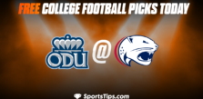 Free College Football Picks Today: South Alabama Jaguars vs Old Dominion Monarchs 11/26/22