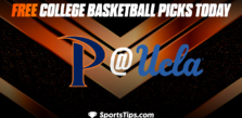 Free College Basketball Picks Today: University of California Los Angeles Bruins vs Pepperdine Waves 11/23/22